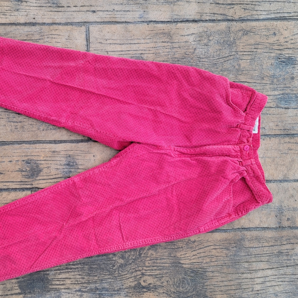 Vintage cotton printed jeans pink Rigolletto